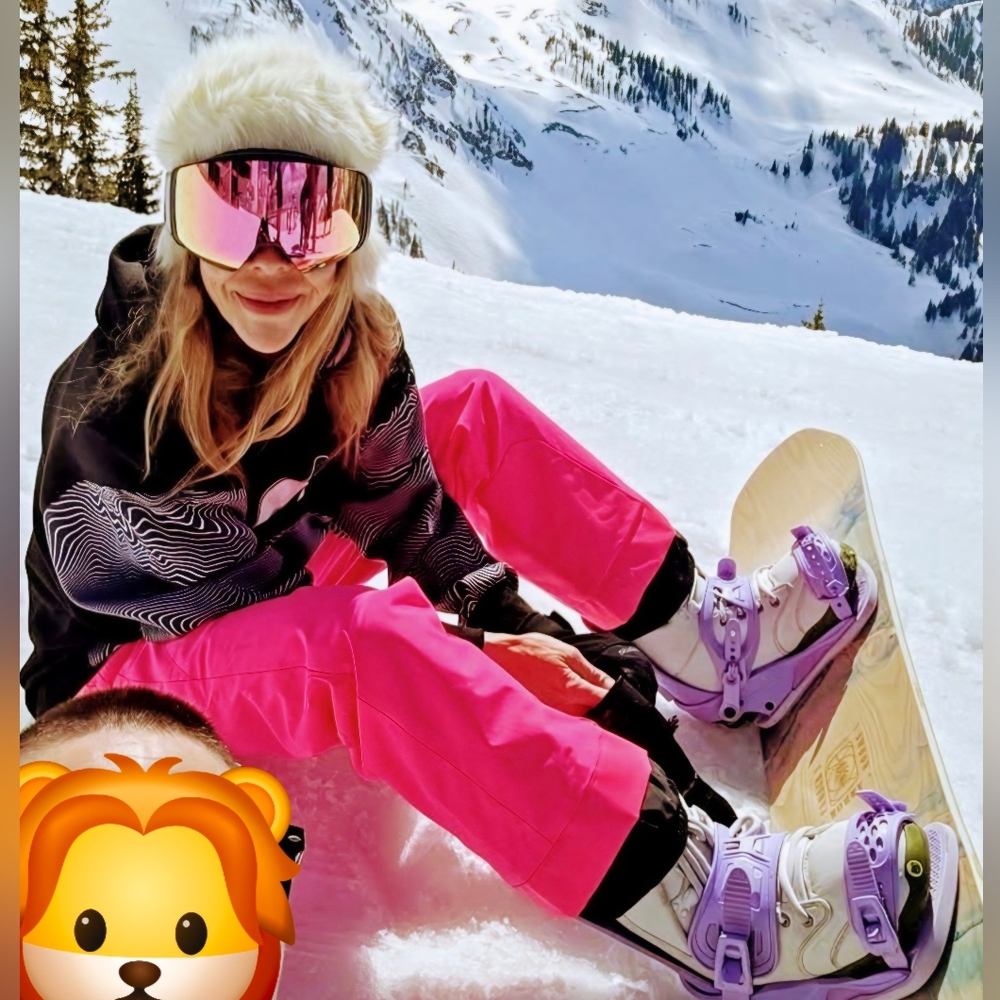 SPYDER Neon Pink Snow Pants - LIKE NEW